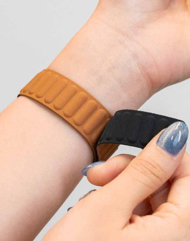 apple watch strap leather link black 40/41 mm